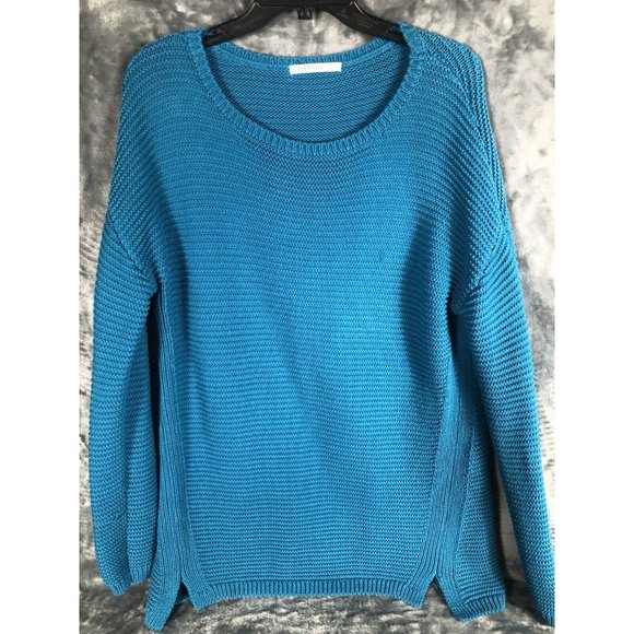Wool Overs Sweater Woman’s Adult Size Large Blue - Picture 7 of 11